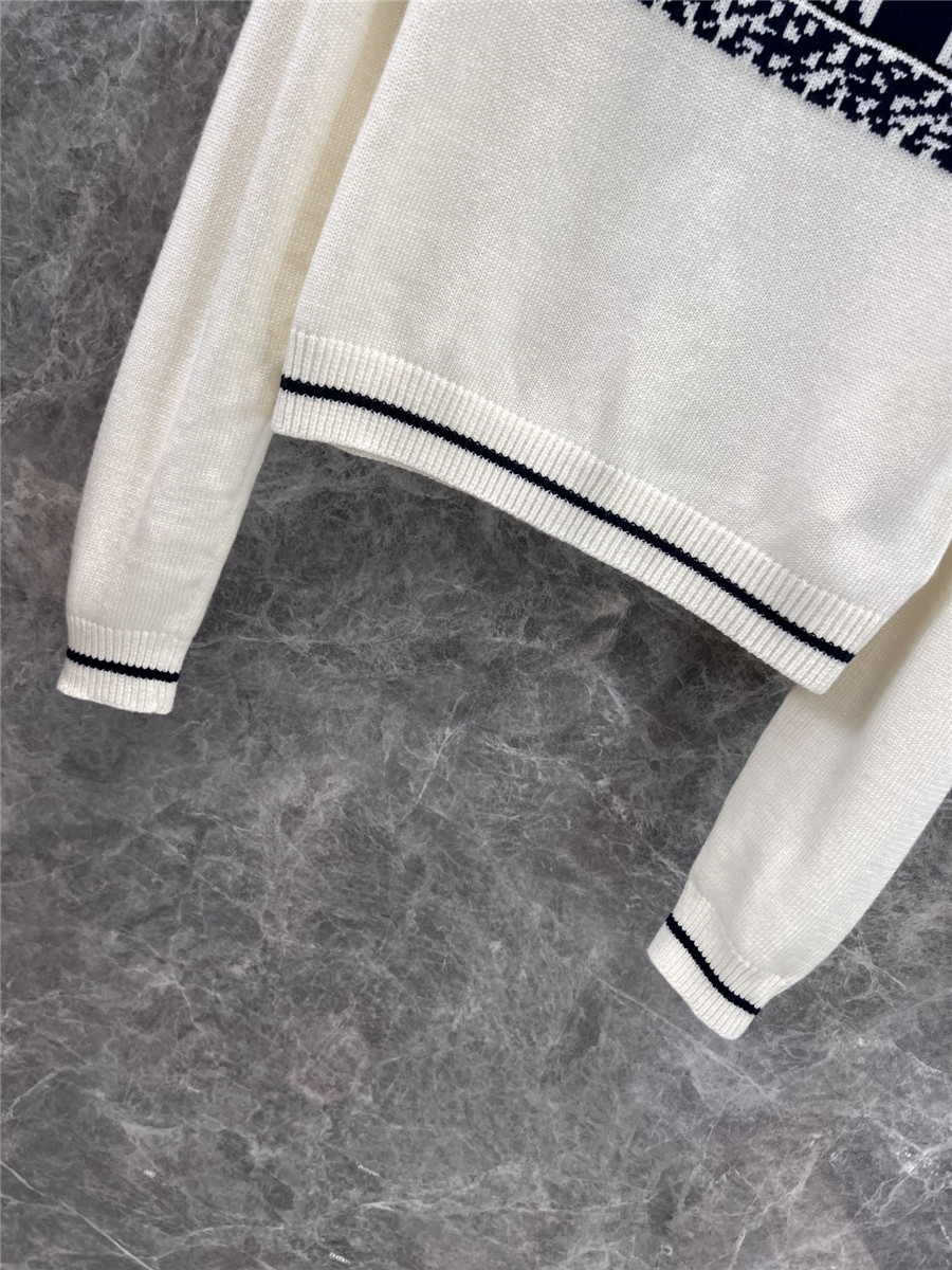 D10r crew neck knitted sweater