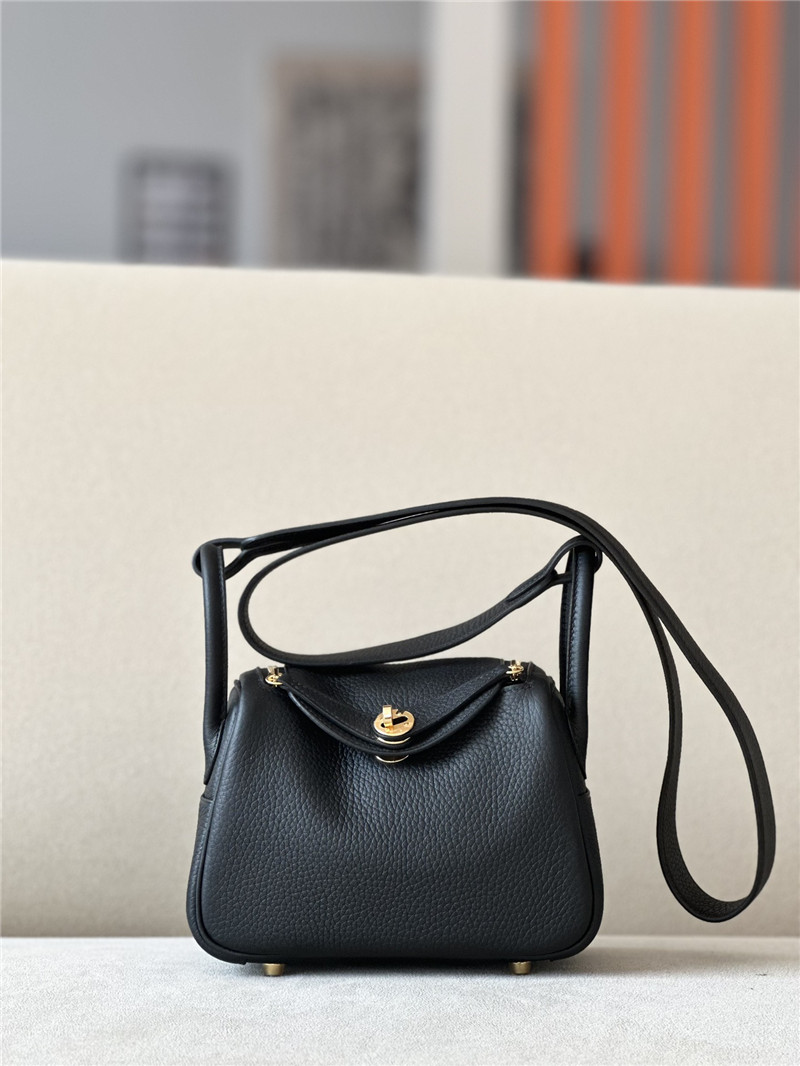 H**me5 mini lindy bag black