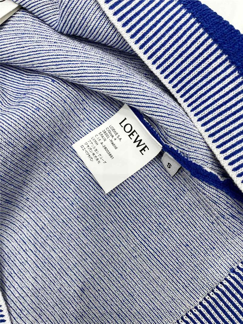 L0ew* logo jacquard halterneck vest