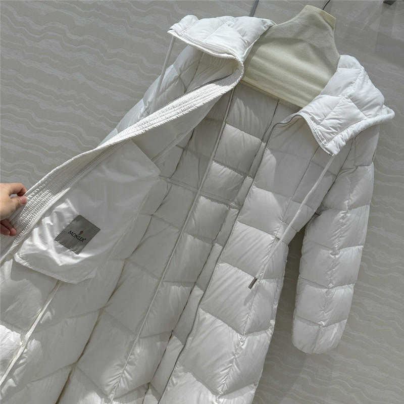 Moncler Long Hooded Down Jacket