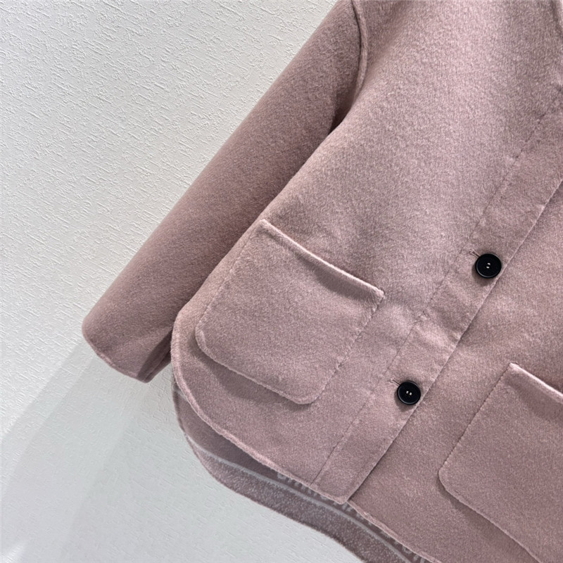 D10r striped letter jacquard jacket