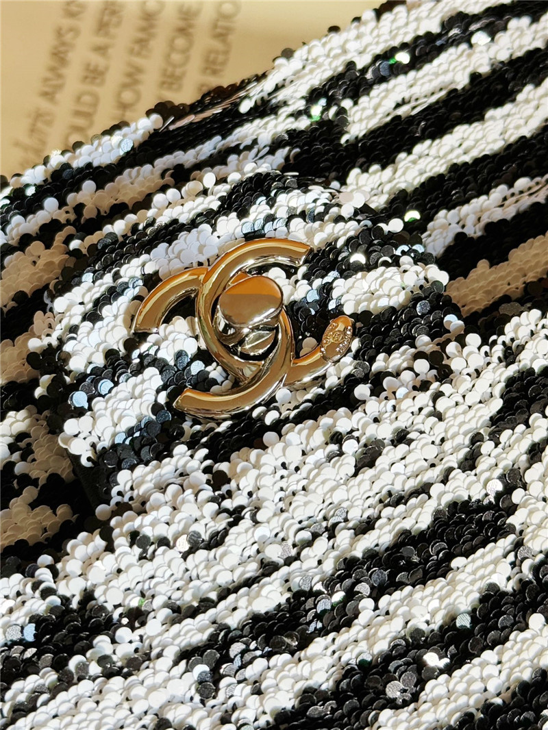 Ch**el sequin cf bag