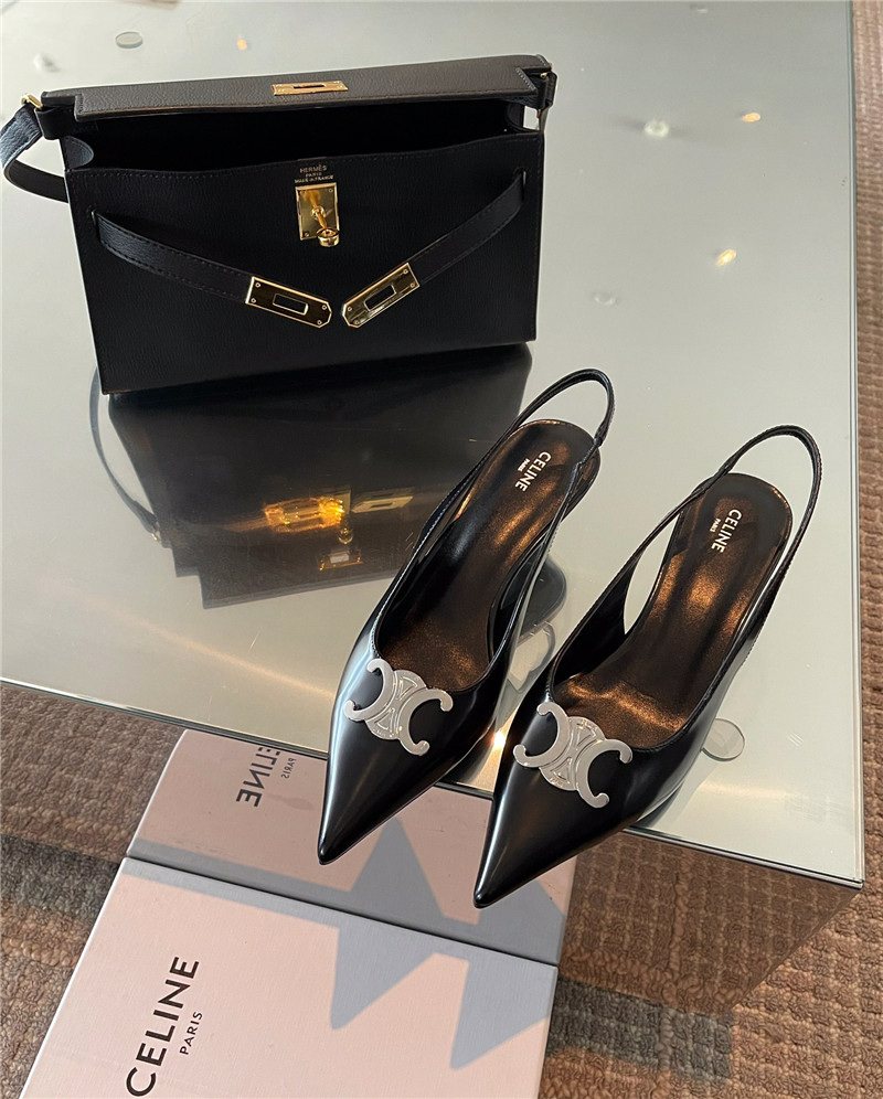 Ce1i*e arc de triomphe kitten heels