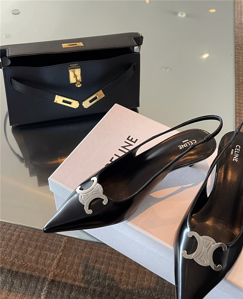 Ce1i*e arc de triomphe kitten heels