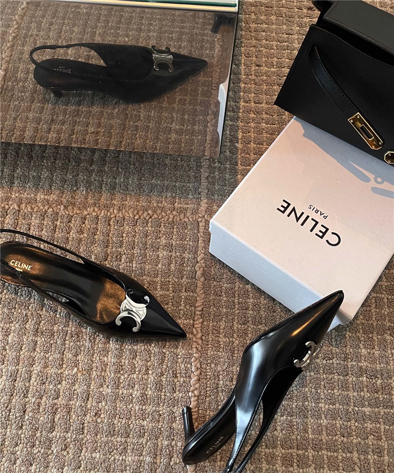 Ce1i*e arc de triomphe kitten heels