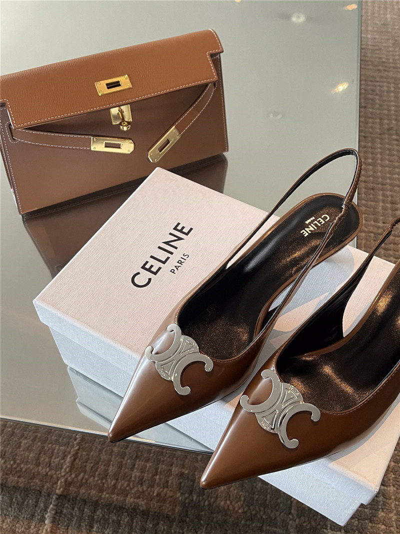Ce1i*e arc de triomphe kitten heels