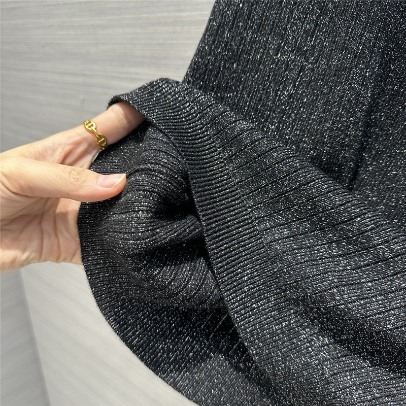 Gvc*1 starry silver silk special yarn knitted skirt