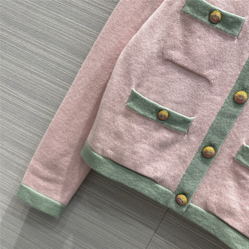 Gvc*1 crew cashmere cardigan sweater