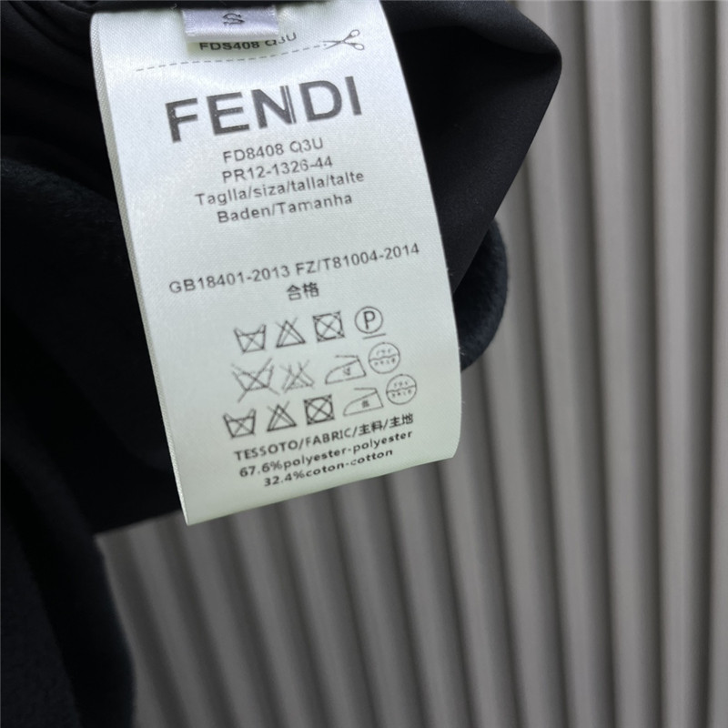 F**di hooded zipped jacket