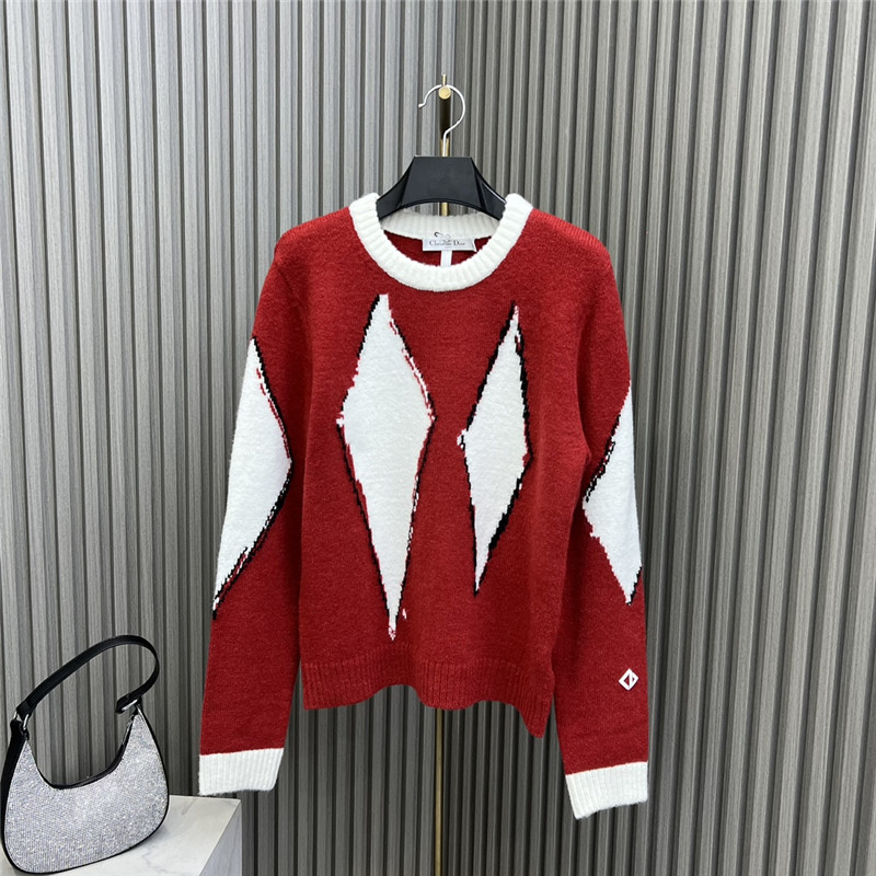 d10r D1am0nd crew neck sweater