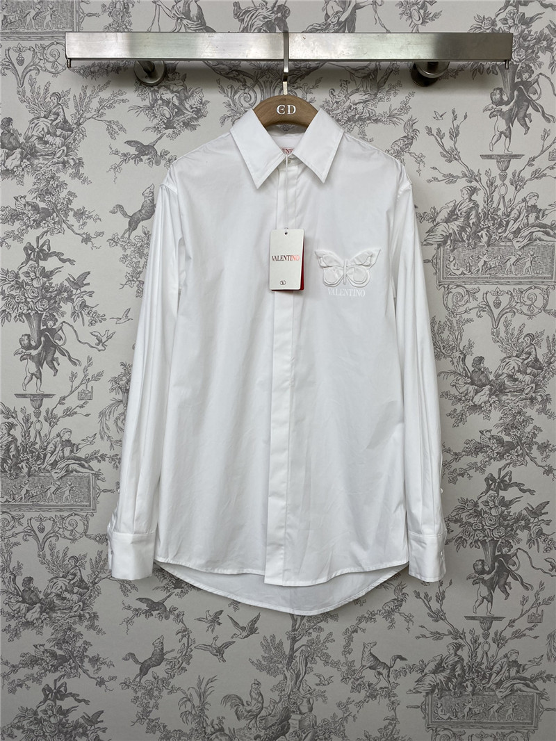 Va1e*ntin0 new boyfriend style butterfly shirt