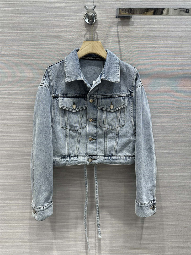 A1exa*der wang denim jacket