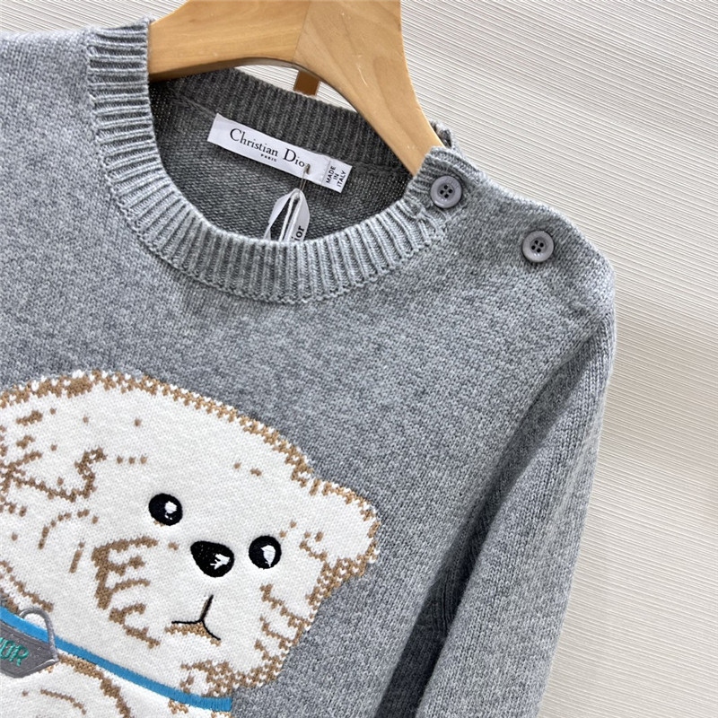 D10r animal knitted pullover sweater