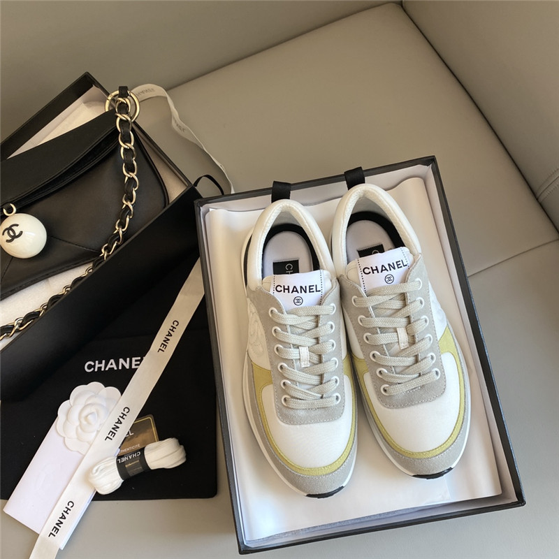 Ch**el sneakers women yellow