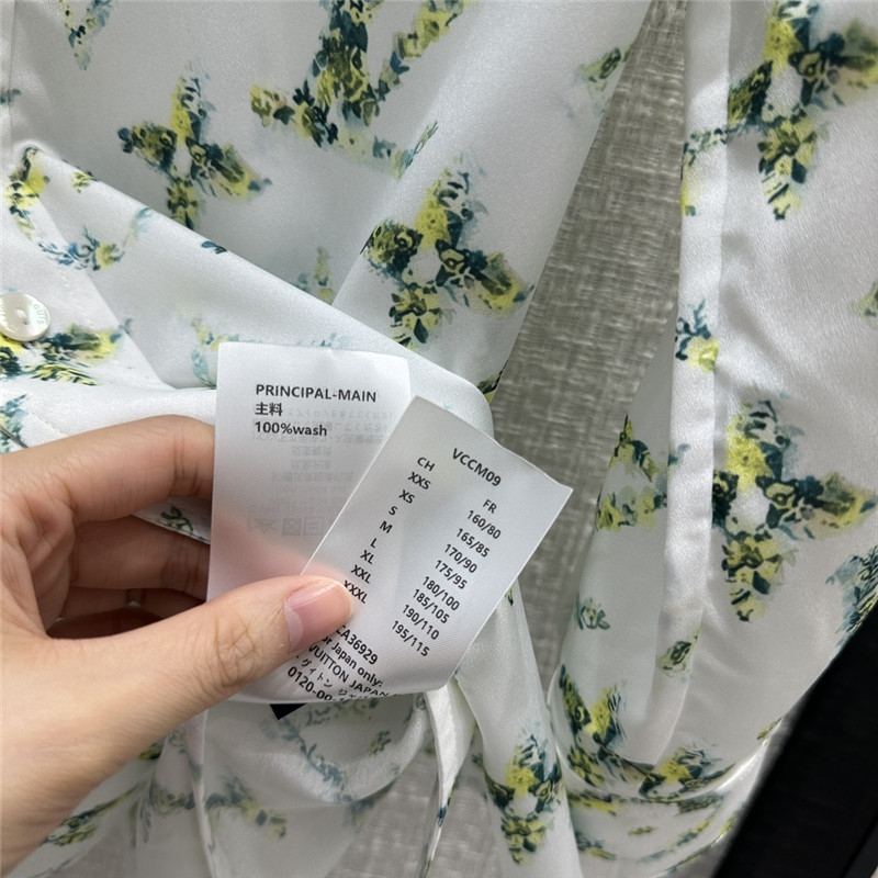 l0vis Vvtt0n lv new grass green floral print lining