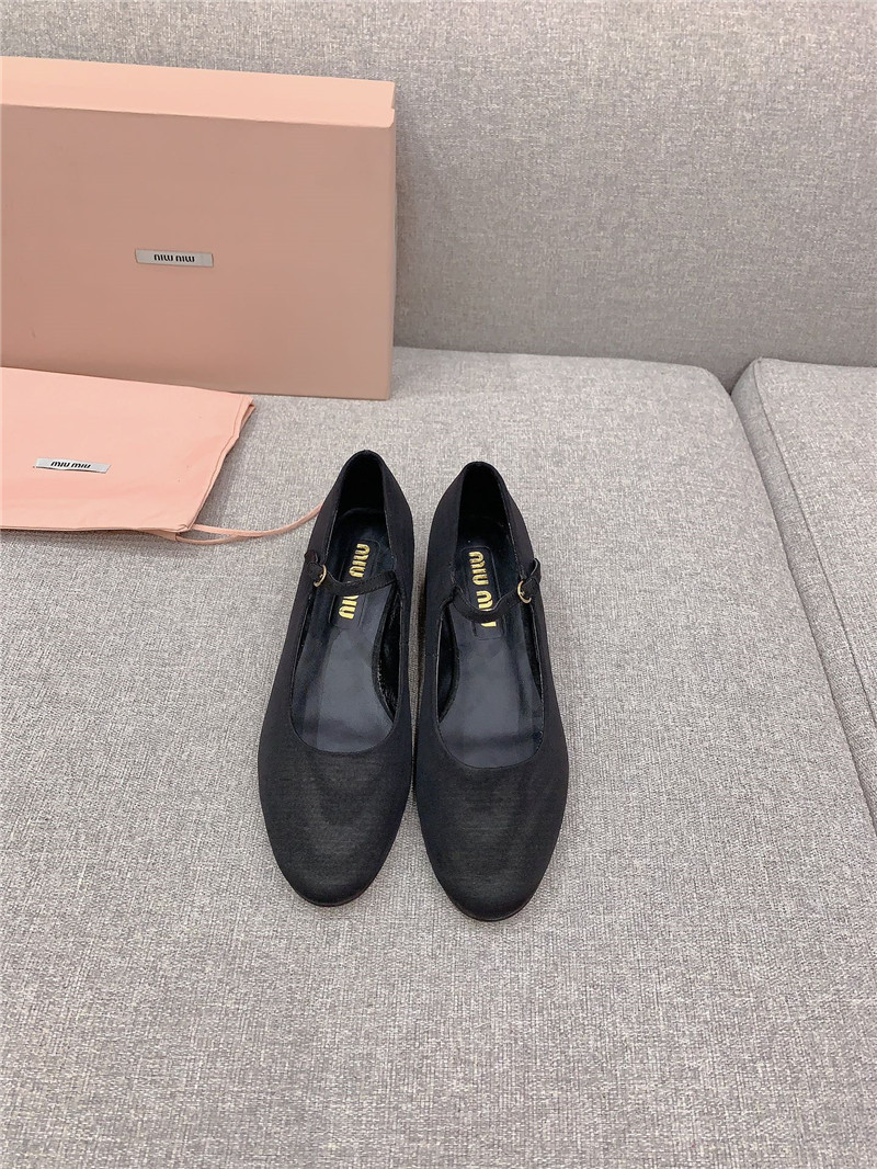 M1um1u new thick heel mary jane shoes