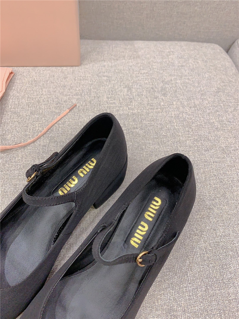 M1um1u new thick heel mary jane shoes