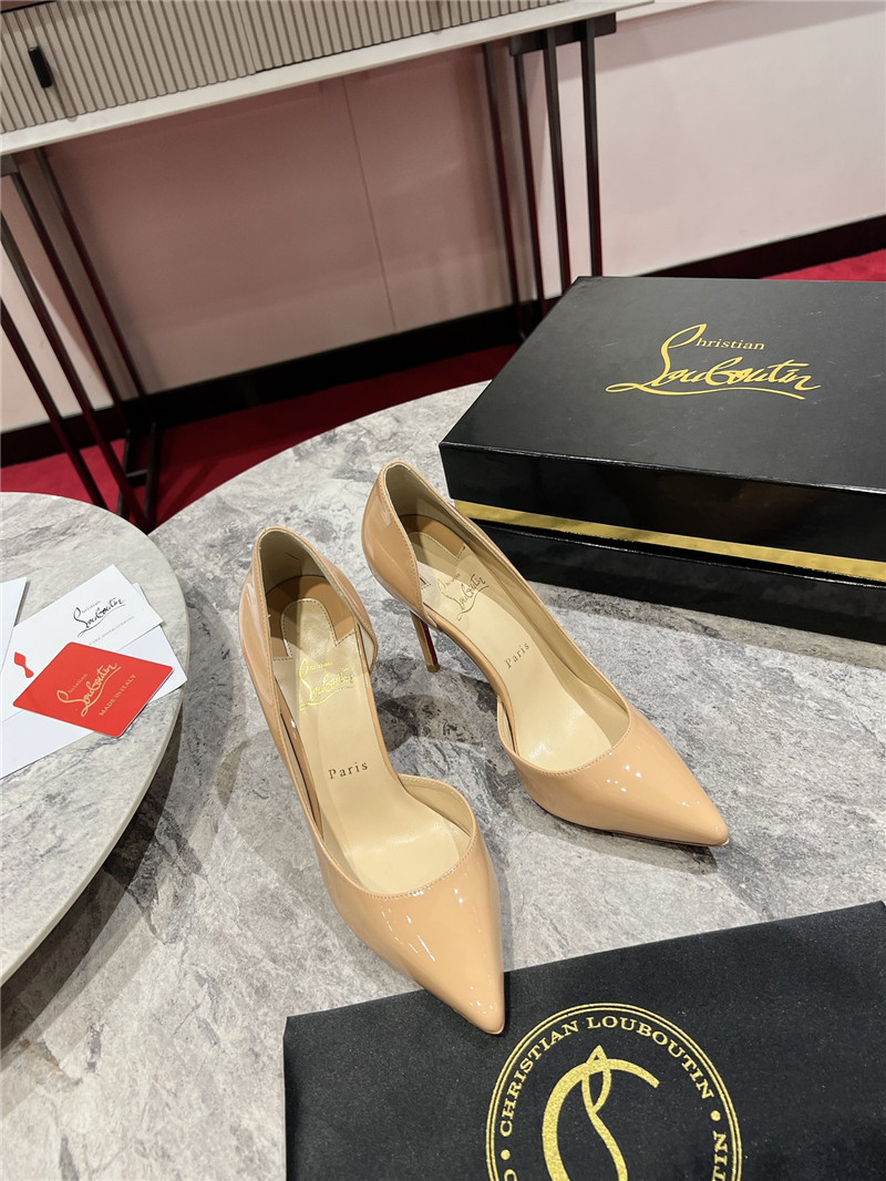 Chr1st1an louboutin side hollow shoes
