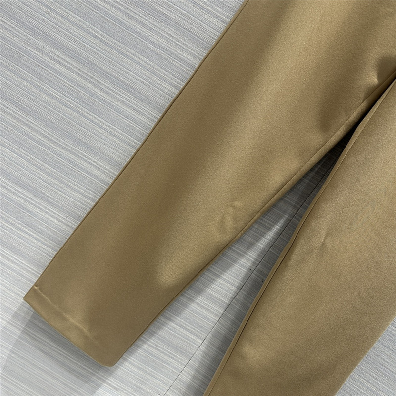 A1exa*der wang worsted fabric straight suit trousers