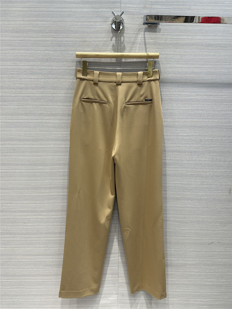 A1exa*der wang worsted fabric straight suit trousers