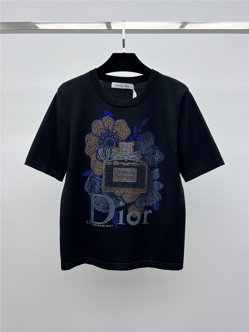 d10r logo hot D1am0nd knitted t-shirt