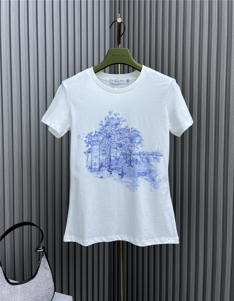 D10r embroidered printed t-shirt