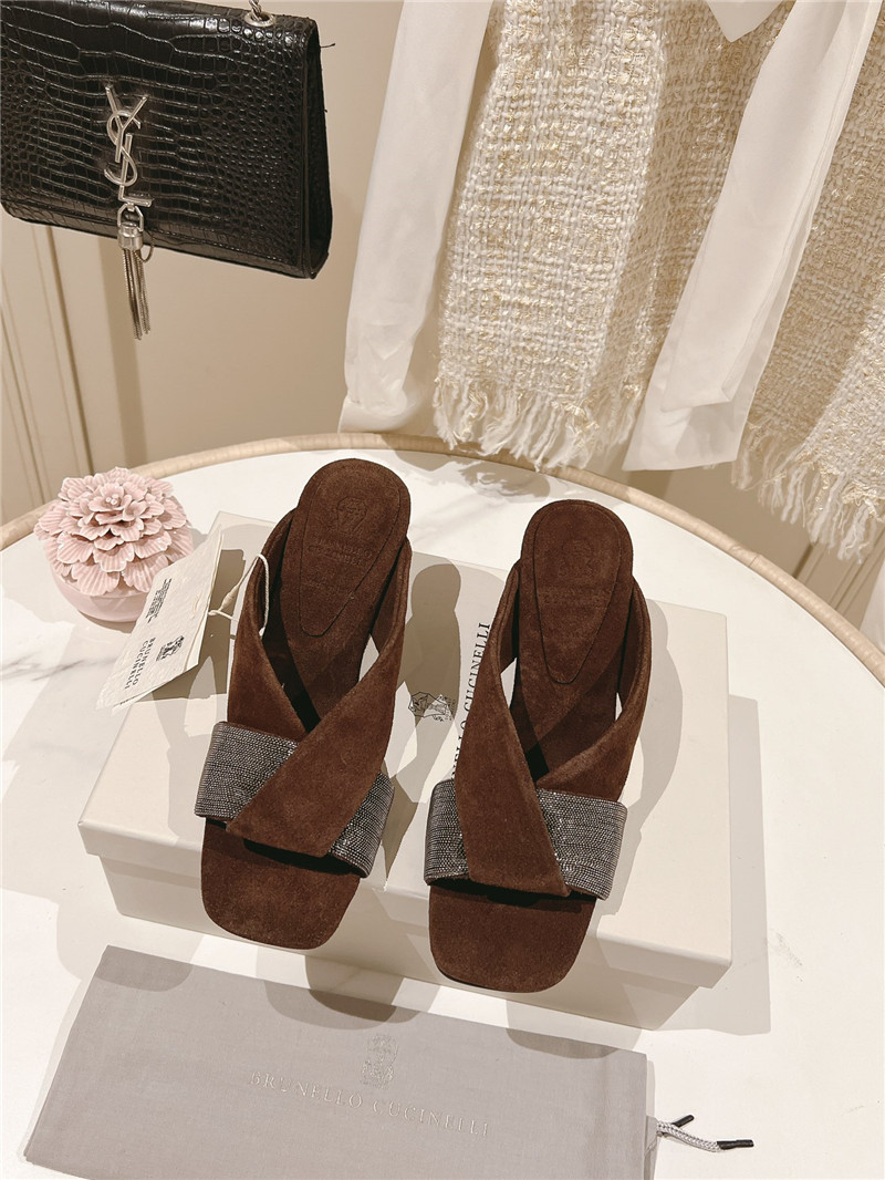 bc steel D1am0nd wedge slippers