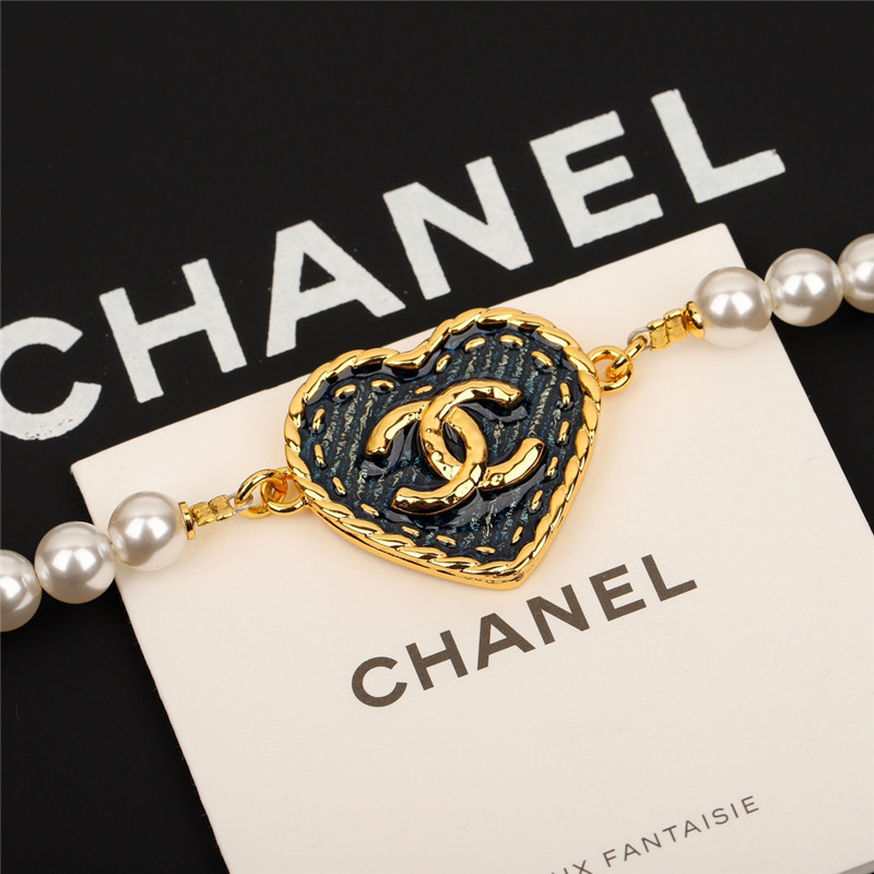 Ch**el denim love waist chain