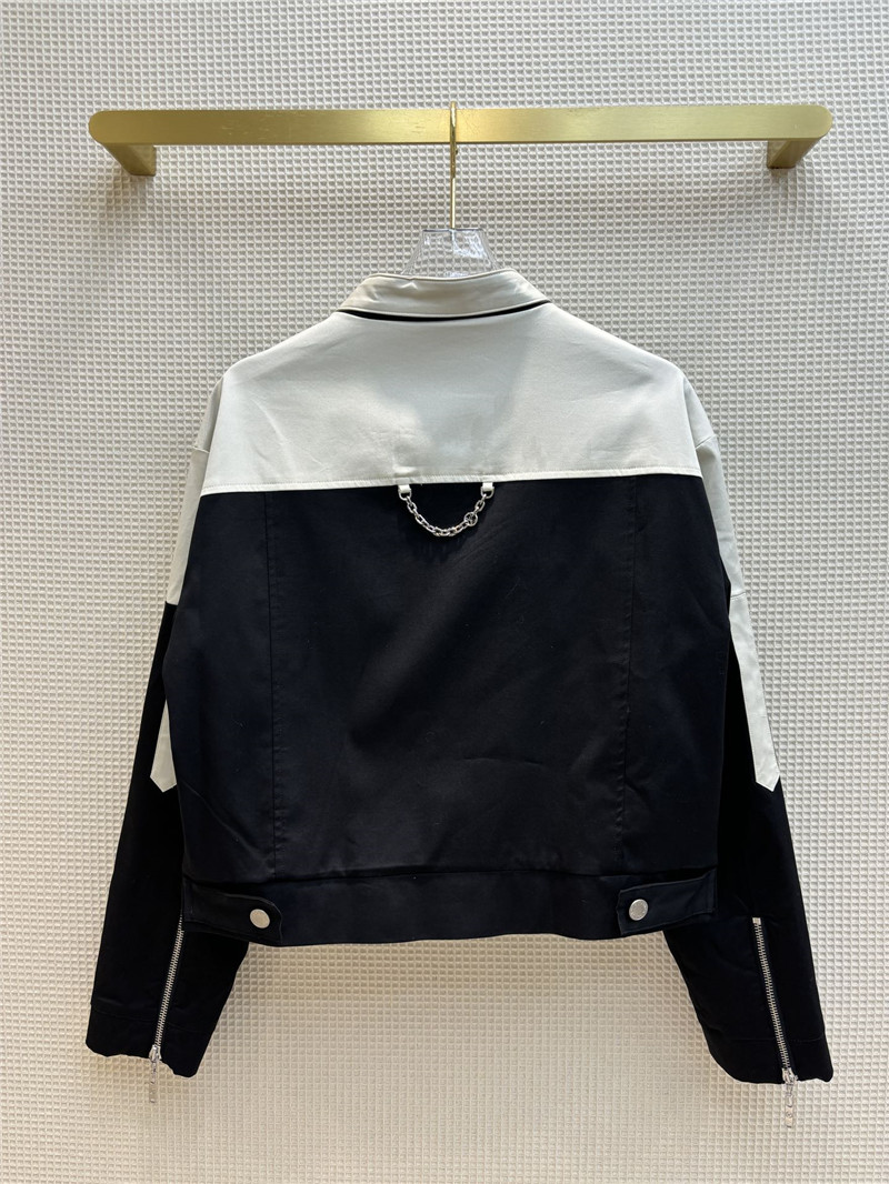 l0vis Vvtt0n lv irregular zipper jacket