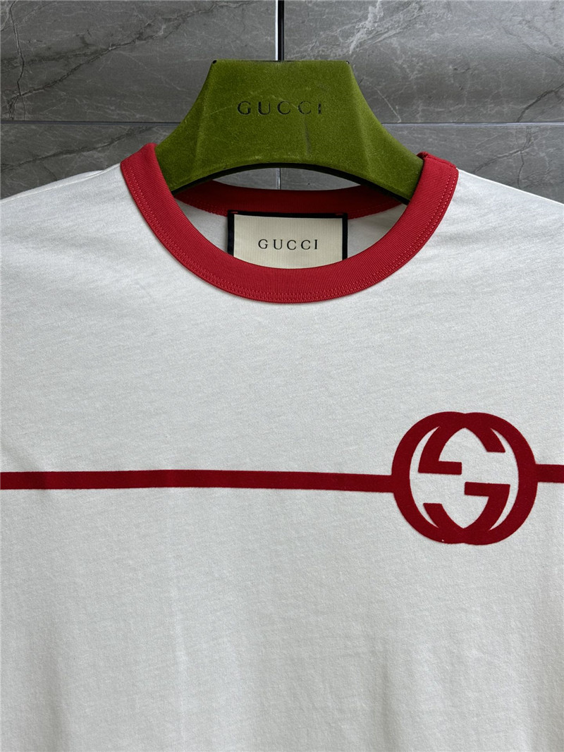 Gvc*1 contrast flocked t-shirt