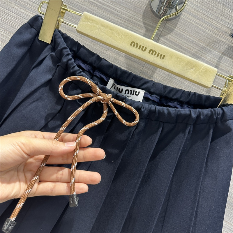 M1um1u girls short pleated skirt cheap replica designer clothes