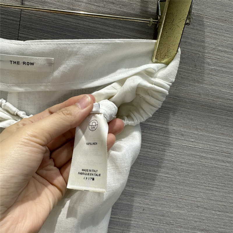 The R0w cotton and linen straight wide leg pants replica clothes