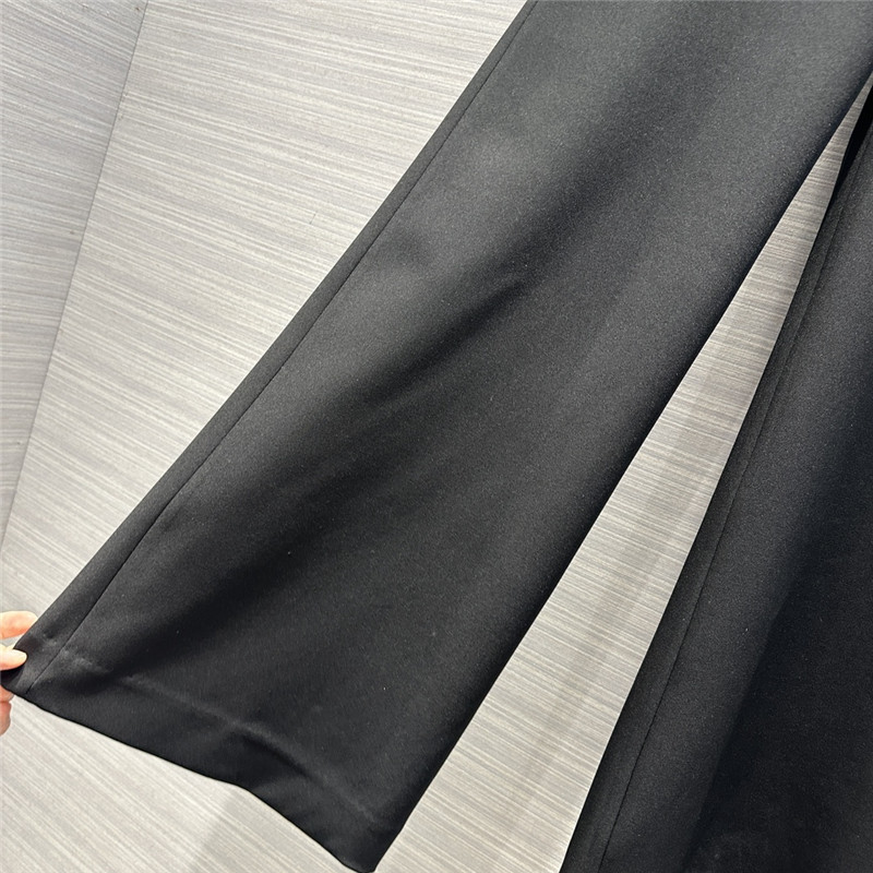 Ch**el straight wide leg floor mopping pants replicas clothes