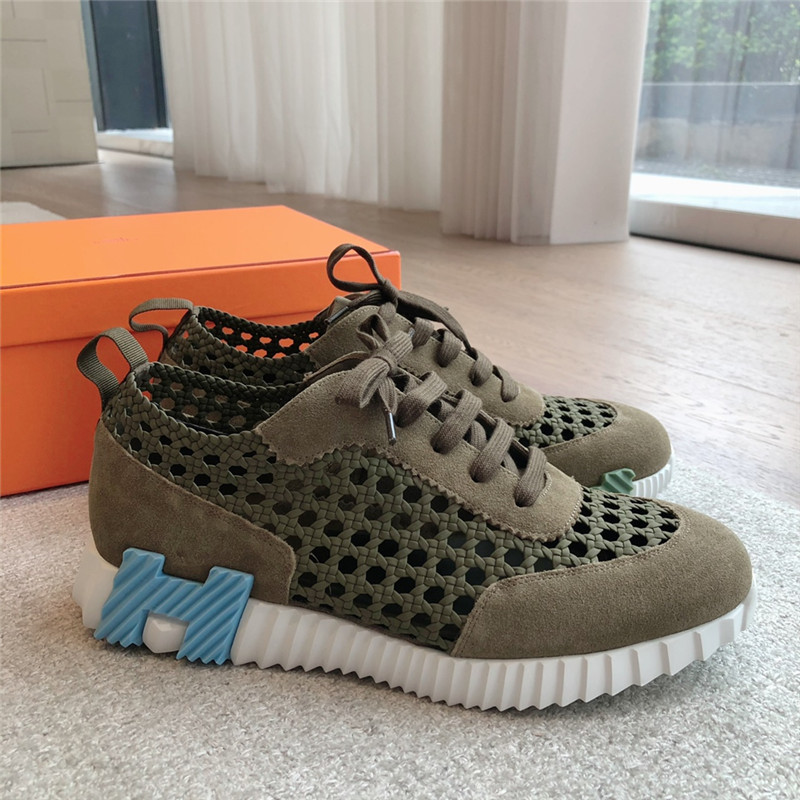 H**me5 women’s green bouncing sneakers