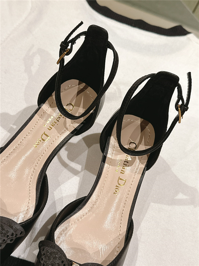 D10r electric embroidery high heels replica designer shoes
