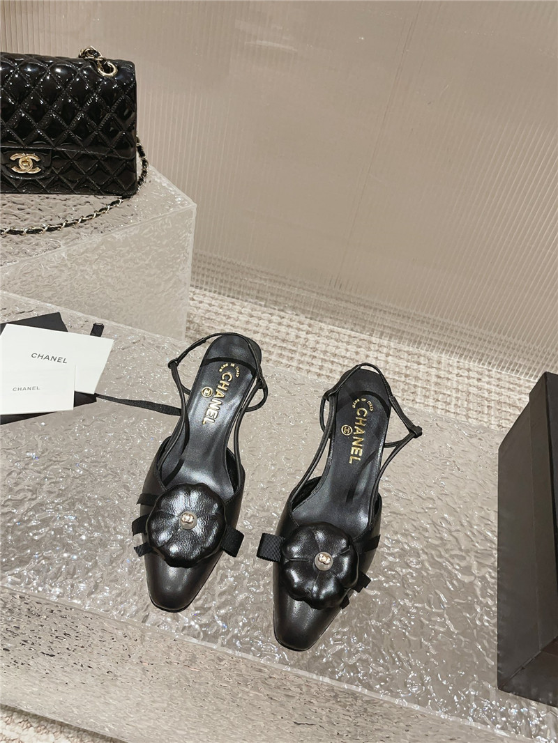 ch**el small square toe high heels Marg*e1a replica shoes