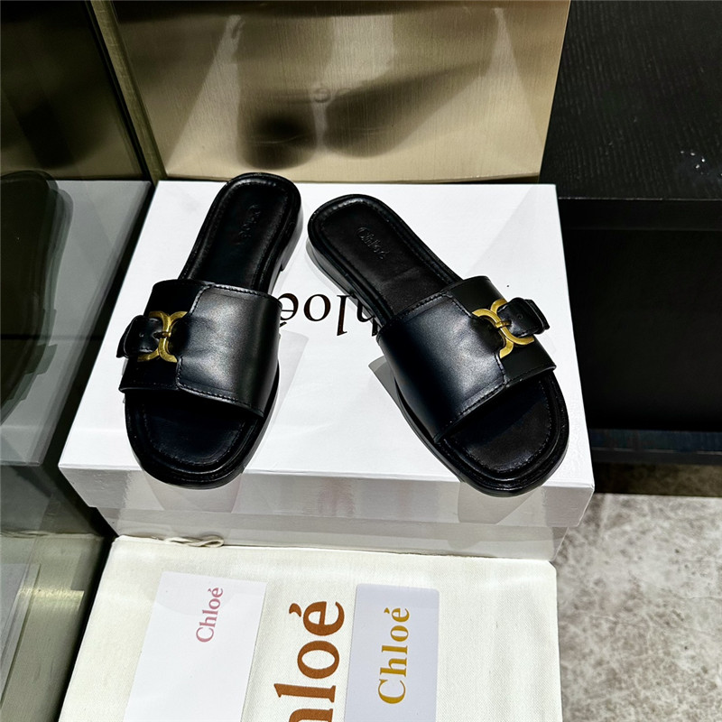 chloé leather slippers ma1s0n Marg*e1a replica shoes