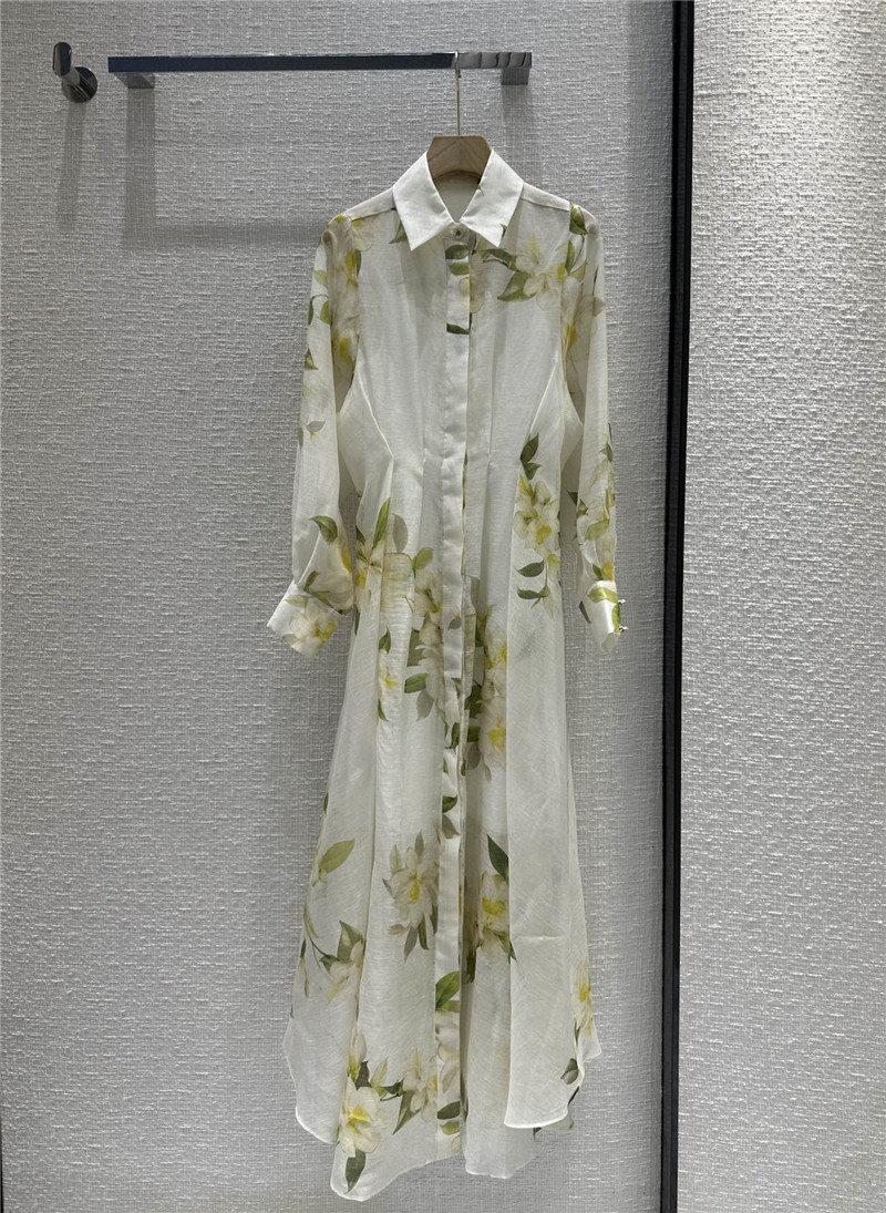 zimm magnolia floral print long shirt dress replica clothing sites