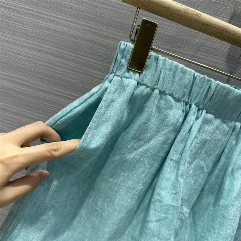 The R0w cotton and linen shorts replica clothing sites