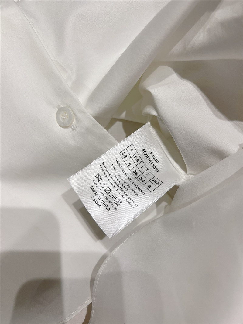 D10r irregular cotton shirt replicas clothes