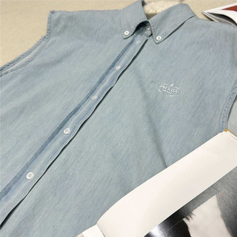 Pra*a sleeveless vest shirt replica d&g clothing