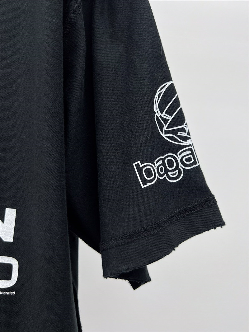 Ba1en*iaga ripped printed t-shirt replica d&g clothing