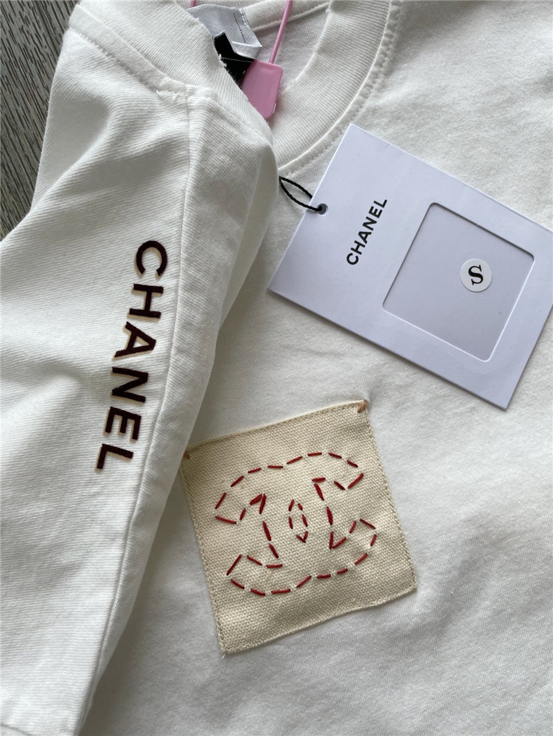 Ch**el basic large pocket short sleeve replica clothes