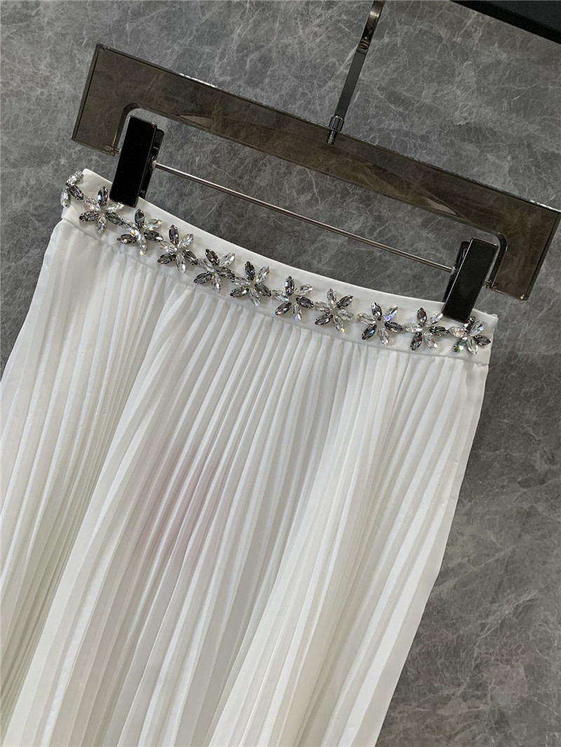 Va1e*ntin0 studded pleated skirt replica designer clothes