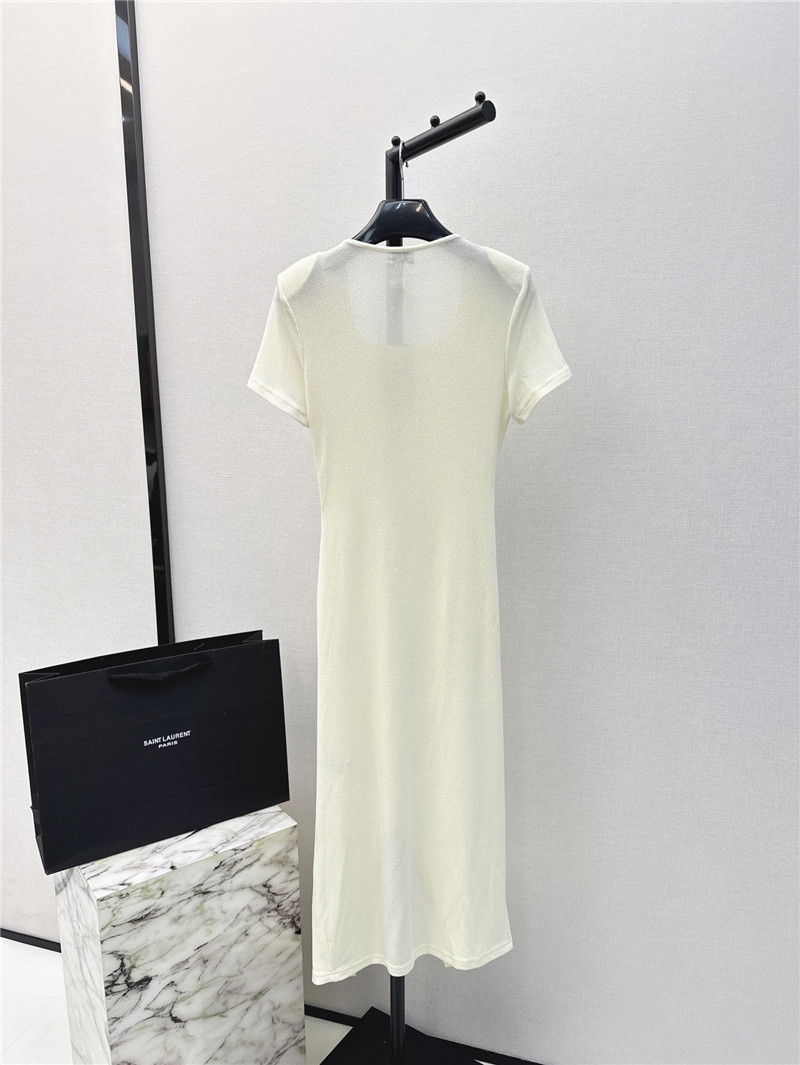 Y51 pleated waist dress replica d&g clothing