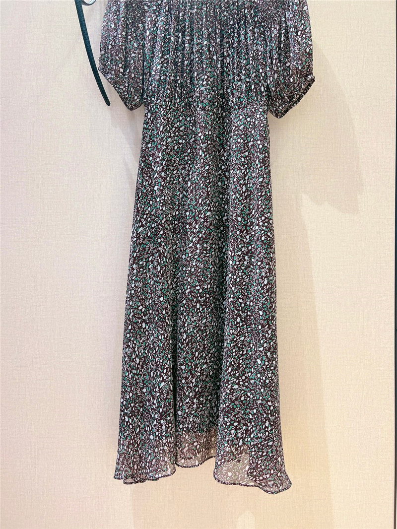 D10r puff sleeve elastic cuff dress replica clothes