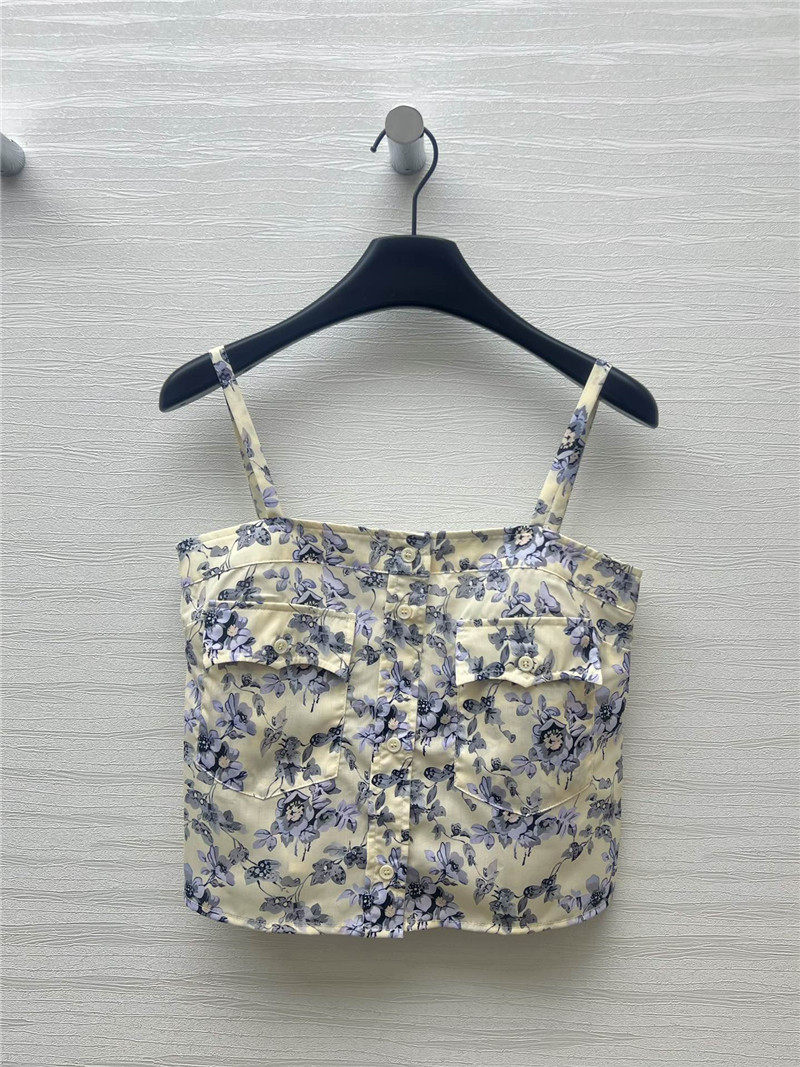 Pra*a resort style floral camisole replicas clothes