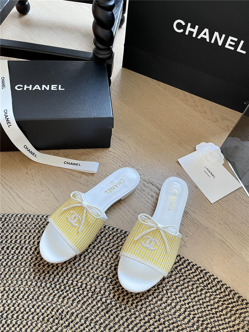 Ch**el bow slippers best shoes replica website