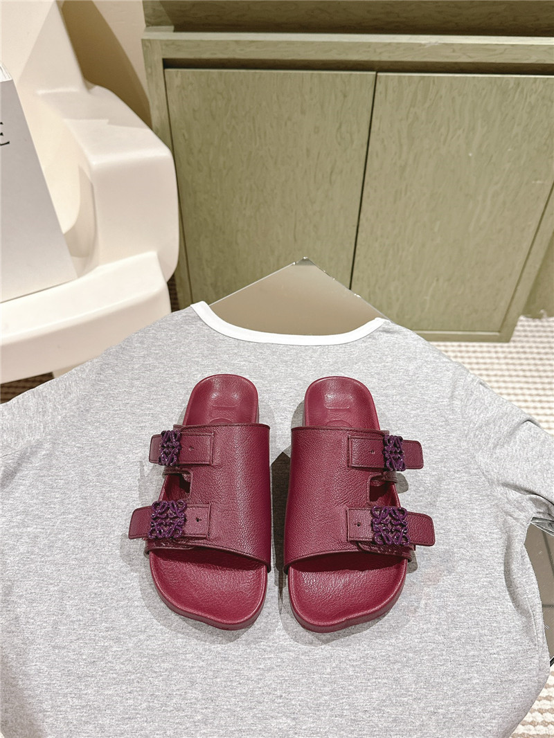 L0ew* new color matching slippers for couples replica shoes