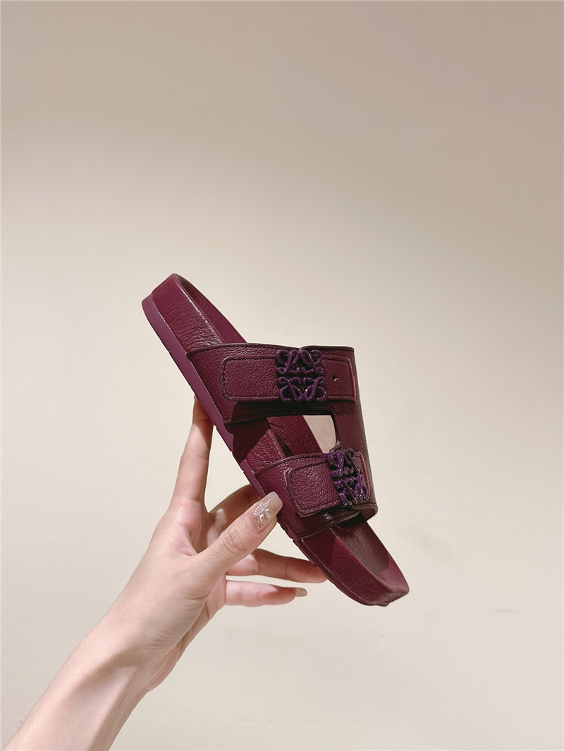 L0ew* new color matching slippers for couples replica shoes
